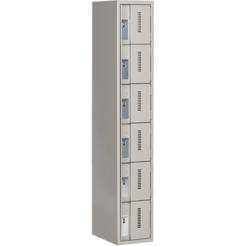 Casiers robustes Concorde, 6 niveaux, 12" x 18" x 72", Acier, Gris, Soud&eacute; (assembl&eacute;) PB Rental Co. Ltd.