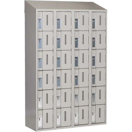 Casiers robustes Concorde, 6 niveaux, Bloc de 4, 48" x 18" x 78", Acier, Gris, Soud&eacute; (assembl&eacute;) PB Rental Co. Ltd.