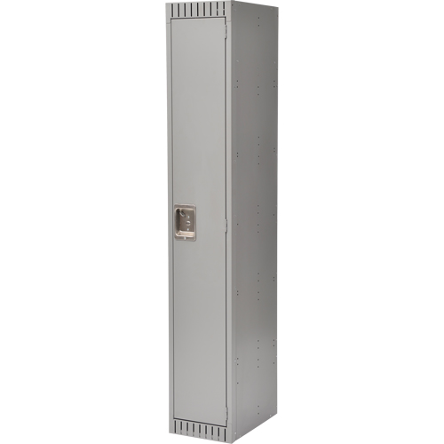 Lockers, 12" x 18" x 72", Steel, Grey, Rivet (Assembled) PB Rental Co. Ltd.