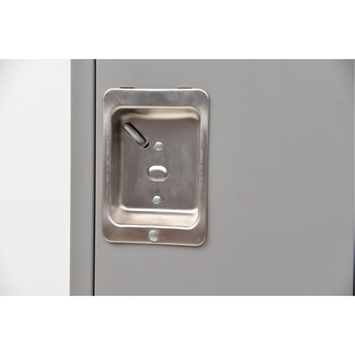 Lockers, 12" x 18" x 72", Steel, Grey, Rivet (Assembled) PB Rental Co. Ltd.