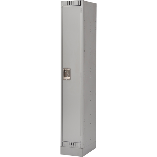 Assembled Lockers, 12" x 18" x 72", Steel, Grey, Rivet (Assembled) PB Rental Co. Ltd.