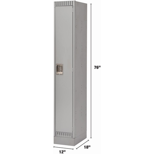 Casiers, 12" x 18" x 76", Acier, Gris, D&eacute;mont&eacute; PB Rental Co. Ltd.