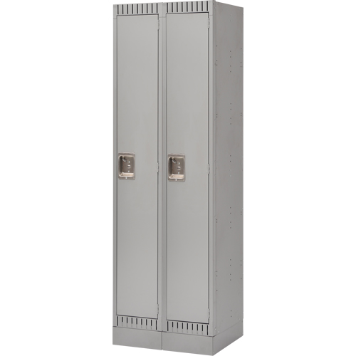 Casiers, Bloc de 2, 24" x 18" x 76", Acier, Gris, D&eacute;mont&eacute; PB Rental Co. Ltd.