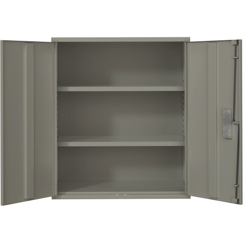 Lo-Boy Storage Cabinet, Steel, 2 Shelves, 40" H x 36" W x 18" D, Grey PB Rental Co. Ltd.
