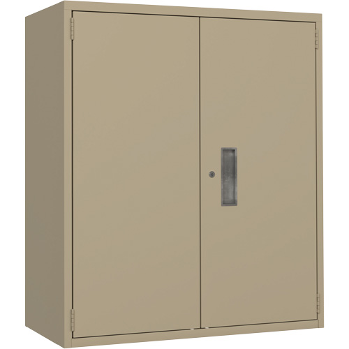 Lo-Boy Storage Cabinet, Steel, 2 Shelves, 40" H x 36" W x 18" D, Beige PB Rental Co. Ltd.