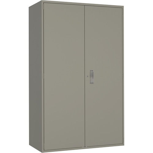 Extra Wide Hi-Boy Storage Cabinet, Steel, 4 Shelves, 72" H x 48" W x 24" D, Grey PB Rental Co. Ltd.