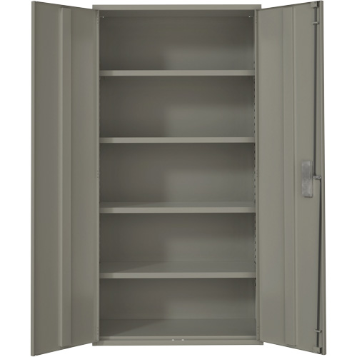 Hi-Boy Storage Cabinet, Steel, 4 Shelves, 72" H x 36" W x 18" D, Grey PB Rental Co. Ltd.