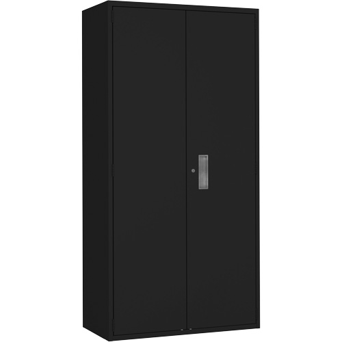 Wardrobe Storage Cabinet, Steel, 36" W x 18" D x 72" H, Black PB Rental Co. Ltd.