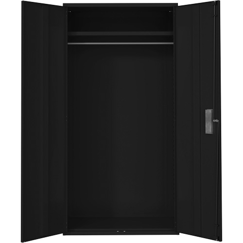 Wardrobe Storage Cabinet, Steel, 36" W x 18" D x 72" H, Black PB Rental Co. Ltd.