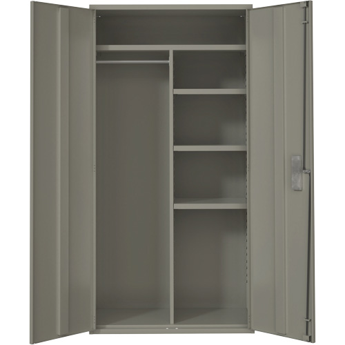 Armoire de rangements combin&eacute;s, Acier, 6 Tablettes, 72" h x 36" la x 18" P, Gris PB Rental Co. Ltd.