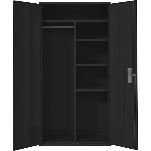 Armoire de rangements combin&eacute;s, Acier, 6 Tablettes, 72" h x 36" la x 18" P, Noir PB Rental Co. Ltd.