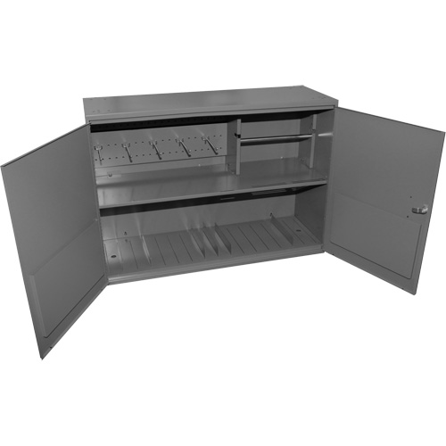 Armoire pour accessoires abrasifs, Acier, 2 tiroirs, 33-3/4" x 11-7/8" x 23-7/8", Gris PB Rental Co. Ltd.