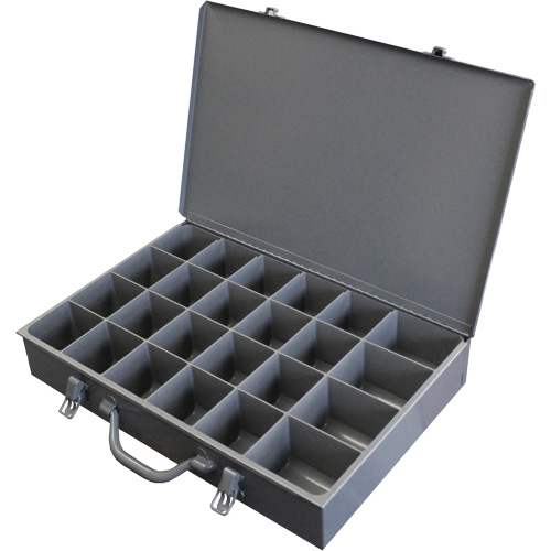 Steel Scoop Compartment Boxes, 17.875" W x 12" D x 3" H, 24 Compartments PB Rental Co. Ltd.