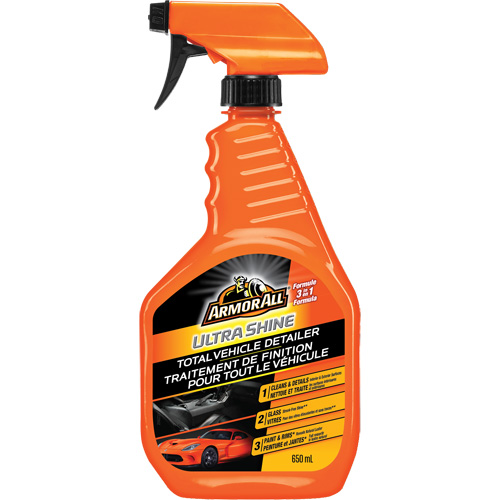 Traitement de finition pour tout le v&eacute;hicule Ultra Shine, 650 ml, Bouteille &agrave; g&acirc;chette PB Rental Co. Ltd.