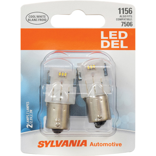 1156 Mini-ampoule automobile, DEL, 12,8 W/2,3 W, Blanc PB Rental Co. Ltd.