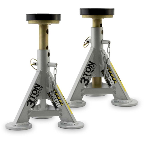 Performance Shorty Low Profile Jack Stands, 3 tons Capacity, 11" - 17" H PB Rental Co. Ltd.
