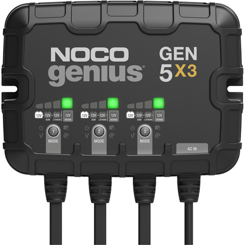 Genius&reg; Gen5X3 3-Bank, 15-Amp On-Board Battery Charger PB Rental Co. Ltd.