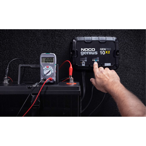 Genius&reg; GenPro10X2 2-Bank, 20-Amp On-Board Battery Charger PB Rental Co. Ltd.