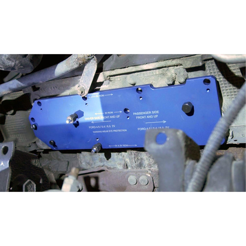 Manifold Drill Template for Ford 4.6L, 5.4L & 6.8L PB Rental Co. Ltd.