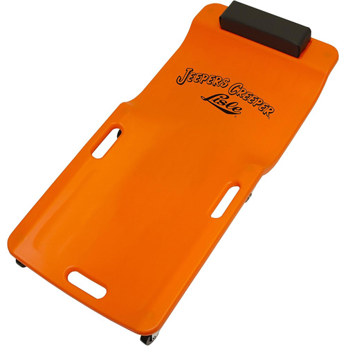 Neon Orange Low Profile Plastic Creeper PB Rental Co. Ltd.