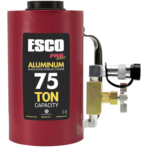 Heavy-Duty Hydraulic Cylinder, 6" Stroke, 75 Ton(s) Capacity, 10000 PSI PB Rental Co. Ltd.