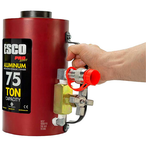 Heavy-Duty Hydraulic Cylinder, 6" Stroke, 75 Ton(s) Capacity, 10000 PSI PB Rental Co. Ltd.