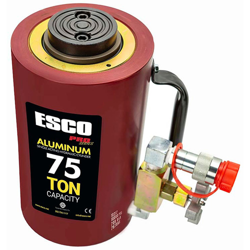 Heavy-Duty Hydraulic Cylinder, 6" Stroke, 75 Ton(s) Capacity, 10000 PSI PB Rental Co. Ltd.