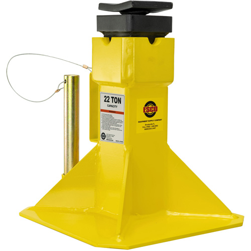 Jack Stands with Adjustable Screw Top Saddle, Locking Pin, 15-1/2" - 20-1/2" H PB Rental Co. Ltd.