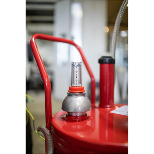 Chariot &agrave; carburant en acier de 25 gallons avec pompe rotative bidirectionnelle PB Rental Co. Ltd.