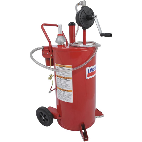 25-Gallon Steel Fuel Caddy with 2-Way Rotary Pump & Filter PB Rental Co. Ltd.