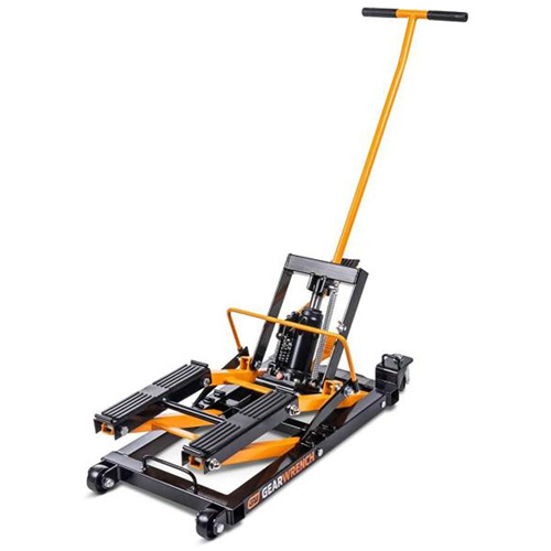 ATV and Motorcycle Jack, 0.75 Ton(s) Capacity, 4-2/3" Lowered, 14-1/2" Raised, Manual Hydraulic PB Rental Co. Ltd.