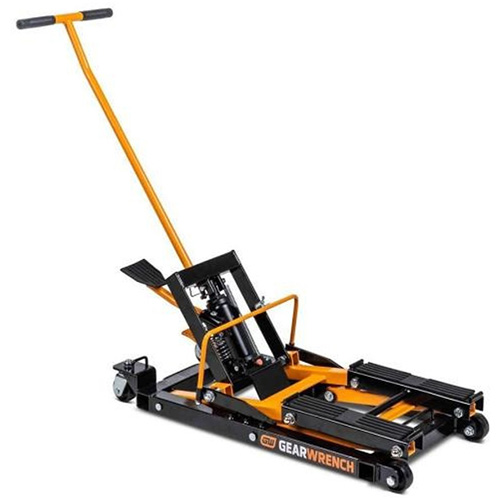 ATV and Motorcycle Jack, 0.75 Ton(s) Capacity, 4-2/3" Lowered, 14-1/2" Raised, Manual Hydraulic PB Rental Co. Ltd.