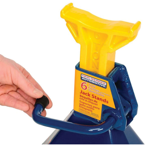 Jack Stand, Locking Handle/Ratchet, 6 tons Capacity, 25-1/4" H PB Rental Co. Ltd.