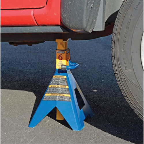 Jack Stand, Locking Handle/Ratchet, 6 tons Capacity, 25-1/4" H PB Rental Co. Ltd.