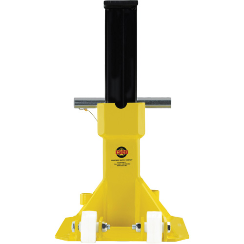EZ-Wheel Jack Stand, Locking Pin, 22 Tons Capacity, 13-1/2" - 20" H PB Rental Co. Ltd.