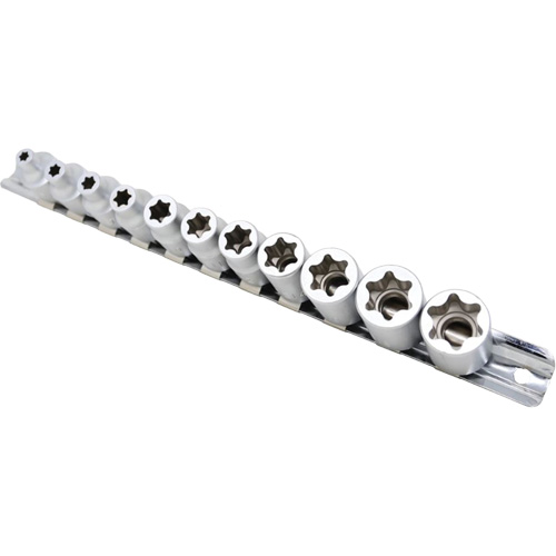 Jeu de douilles Flat-Cut E-"Star", 11 Morceaux, Prise de 3/8" PB Rental Co. Ltd.