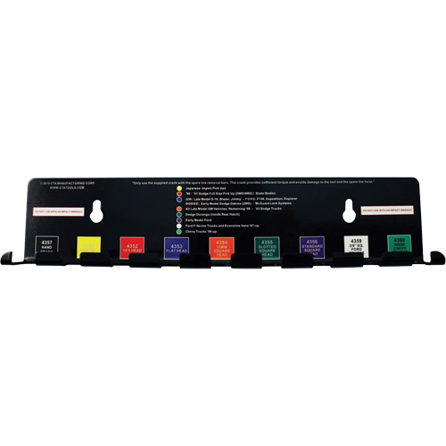 Ensemble d'outils pour roue de secours 10 mcx PB Rental Co. Ltd.