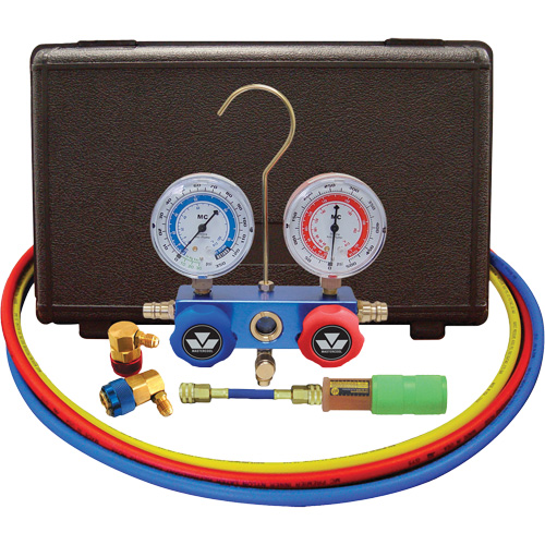 Automotive R134A 2-Way Manifold Gauge Set with Mini Dye Injector PB Rental Co. Ltd.
