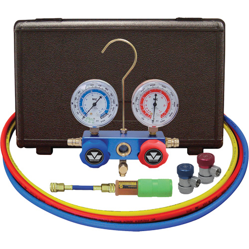 Jeu de manom&egrave;tres pour automobile avec mini-injecteur de colorant et coupleurs manuels PB Rental Co. Ltd.