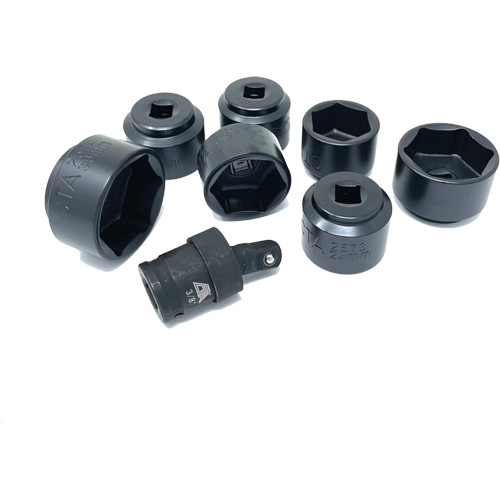 Ensemble de douilles pour filtre &agrave; huile &agrave; profil extra-bas, 8 morceaux PB Rental Co. Ltd.