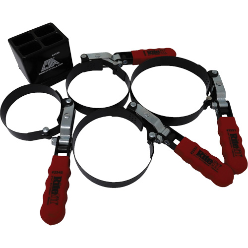 Ensemble de 4 cl&eacute;s pour filtre &agrave; huile avec support PB Rental Co. Ltd.