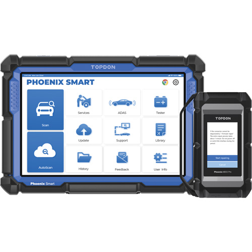 Phoenix Smart – Outil de diagnostic de niveau constructeur avec &eacute;cran 10,1", programmation bas&eacute;e sur l'infonuage et protocoles avanc&eacute;s PB Rental Co. Ltd.