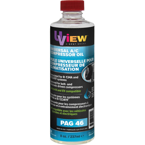Huile universelle pour climatisation PAG 46, 237 ml, Bouteille PB Rental Co. Ltd.
