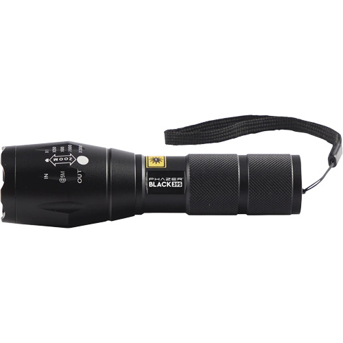 Lampe UV rechargeable pour la d&eacute;tection des fuites UView Phazer BLACK 395 PB Rental Co. Ltd.