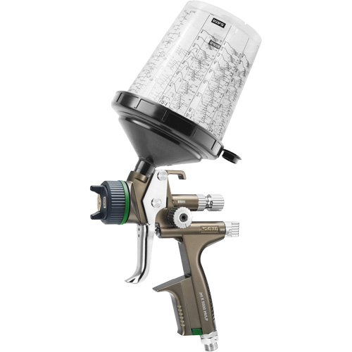 X5500 HVLP 1.4 O RPS D Premium Paint Spray Gun for Automotive Refinishing, 1/4" NPT Air Inlet, 15.19 CFM, 0.6 L/0.9 L Capacity, 0.17 PSI PB Rental Co. Ltd.