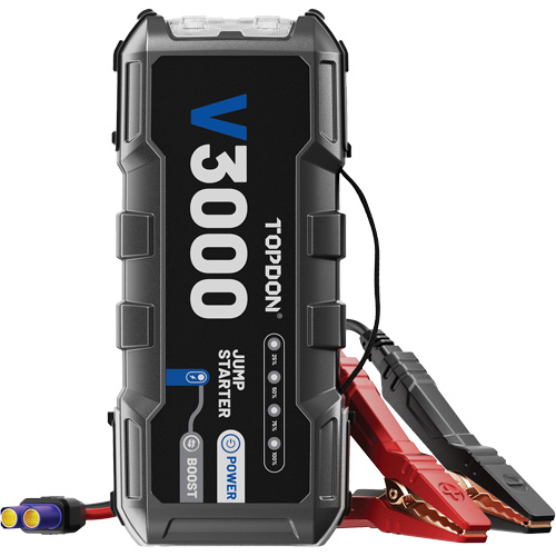 Survolteur, banque d'alimentation et lampe de poche V3000 PB Rental Co. Ltd.