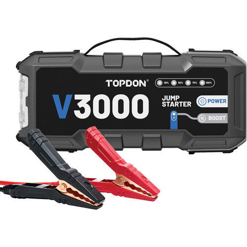 Survolteur, banque d'alimentation et lampe de poche V3000 PB Rental Co. Ltd.