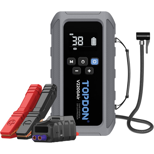 V2200Air 2-in-1 2200 Peak Amp Jump Starter & Tire Inflator PB Rental Co. Ltd.