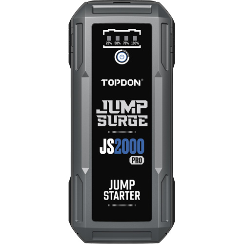 D&eacute;marreur de secours, banque d'alimentation et lampe de poche JumpSurge2000Pro &agrave; 2500 A de pointe PB Rental Co. Ltd.