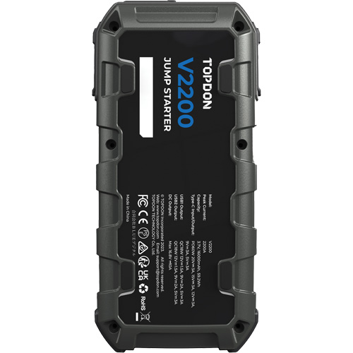 Survolteur, banque d'alimentation et lampe de poche V2200 PB Rental Co. Ltd.